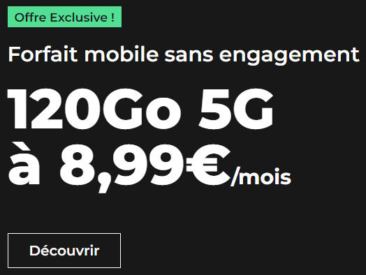 RED by SFR launches an unlimited 120GB 5G plan at an unbeatable price
