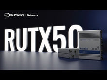 Load and play video in Gallery viewer, Teltonika RUTX50 5G Industrial Router Dual SIM WiFi AC 4 Port Gigabit LAN 1 WAN

