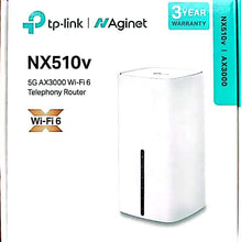 Load image into Gallery viewer, TP-Link NX510v 5G Router WiFi Mesh 3 x RJ45 RJ11 WiFi 6 AX3000
