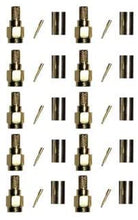 Load image into Gallery viewer, Set of 10 SMA male crimp connectors for 4G 5G LTE antenna and router
